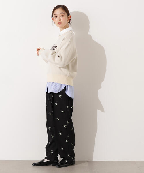 N.（N. Natural Beauty Basic）（エヌエヌナチュラルビューティーベーシック）の「クレリックシャツ（シャツ/ブラウス・レディース・ブラウン/ブルー/パープル・MEDIUM）」の5枚目の写真