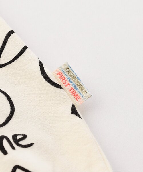 BREEZE（ブリーズ）の「FUN!FAN!ANIMAL　総柄ボディオール（ロンパース・キッズ・オフホワイト/ブラック・80/70）」の4枚目の写真