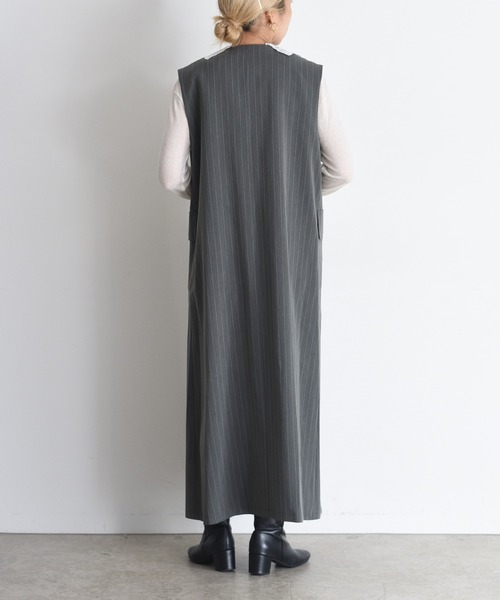 レースカラーZIPストライプジャンスカ Eimee Law│Eimee Law & LHELBIE