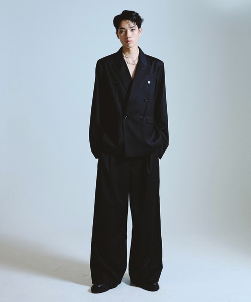 1tuck wide baggy slacks / 1タックワイドバギースラックス