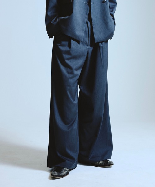 1tuck wide baggy slacks / 1タックワイドバギースラックス