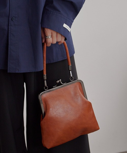 Theater code(シアターコード)の「2-Way Coin Purse Bag/2way がま口バッグ 2026年 夏 夏服メンズ(ショルダーバッグ・メンズ・ブラック/ブラウン/レッド・FREE)」の21枚目の写真