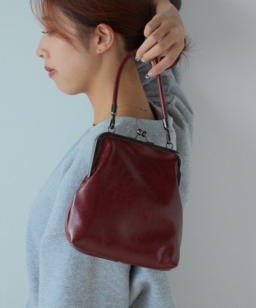 Theater code(シアターコード)の「2-Way Coin Purse Bag/2way がま口バッグ 2026年 夏 夏服メンズ(ショルダーバッグ・メンズ・ブラック/ブラウン/レッド・FREE)」の22枚目の写真
