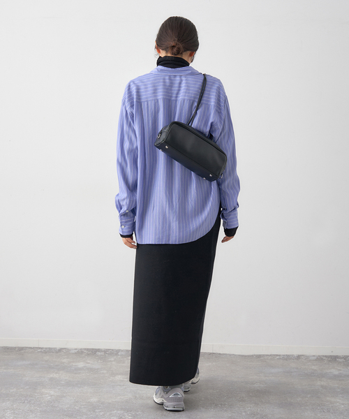 IENA（イエナ）の「リヨセルストライプレギュラーシャツ（シャツ/ブラウス・レディース・ブルー/アイボリー・FREE）」の19枚目の写真