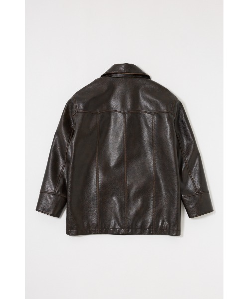 MOUSSY(マウジー)の「F/LEATHER 70s HALF コート(その他アウター・レディース・ブラウン・FREE)」の16枚目の写真