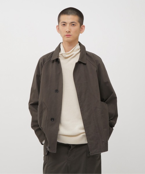 MHL. ブルゾン　コットンジャケット MHL.（エムエイチエル） ブルゾン アウター WASHED COTTON PLAINWEAVE