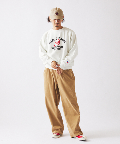 JOURNAL STANDARD relume（ジャーナルスタンダード　レリューム）の「TECH ”SOLOTEX(R)” コーデュロイ ウォッシャブル スクエア イージーパンツ（スラックス・メンズ・ブラウン/ナチュラル/チャコールグレー/カーキ/ブラック・LARGE/MEDIUM）」の9枚目の写真