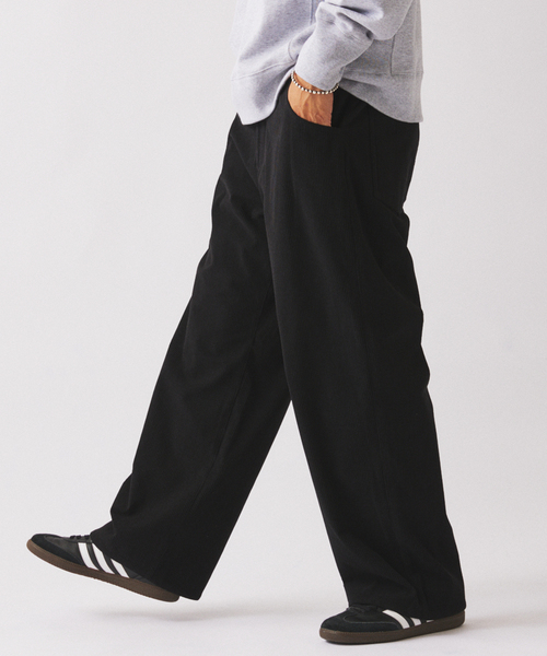 JOURNAL STANDARD relume（ジャーナルスタンダード　レリューム）の「TECH ”SOLOTEX(R)” コーデュロイ ウォッシャブル スクエア イージーパンツ（スラックス・メンズ・ブラウン/ナチュラル/チャコールグレー/カーキ/ブラック・LARGE/MEDIUM）」の15枚目の写真