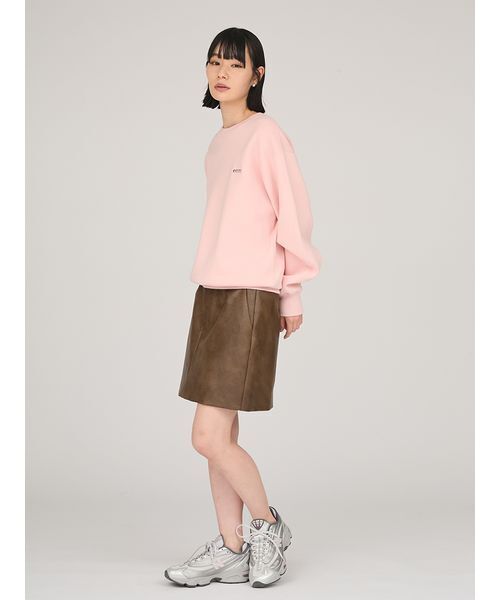 emmi（エミ）の「【ONLINE限定カラー】emmiロゴミラノリブトップス（Tシャツ/カットソー・レディース・ホワイト/ブラウン/ピンク/その他・F）」の14枚目の写真