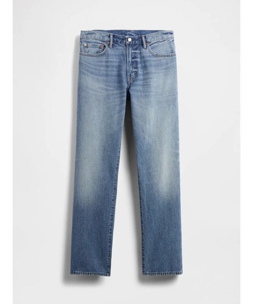 GAP（ギャップ）の「リラックスフィット ストレートデニム（デニムパンツ・メンズ・ライトインディゴブルー・32W 30L/30W 30L/29W 30L/28W 30L/36W 32L/34W 32L/33W 32L/32W 32L/31W 32L/31W 30L）」の3枚目の写真