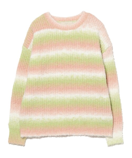 B:MING by BEAMS（ビーミングバイビームス）の「グラデーション ニット (手洗い可)（ニット/セーター・レディース・ケリーグリーン/パープル/ブルー・ONE SIZE）」の13枚目の写真