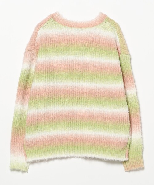 B:MING by BEAMS（ビーミングバイビームス）の「グラデーション ニット (手洗い可)（ニット/セーター・レディース・ケリーグリーン/パープル/ブルー・ONE SIZE）」の14枚目の写真