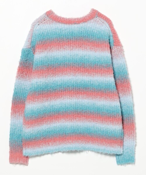 B:MING by BEAMS（ビーミングバイビームス）の「グラデーション ニット (手洗い可)（ニット/セーター・レディース・ケリーグリーン/パープル/ブルー・ONE SIZE）」の19枚目の写真