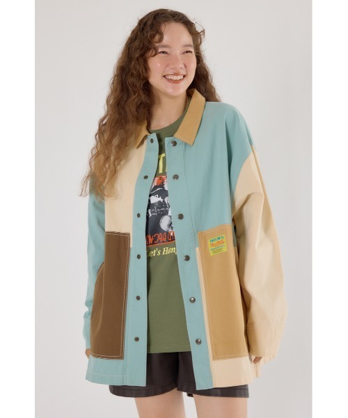 RODEO CROWNS WIDE BOWL（ロデオクラウンズワイドボウル）の「アクティブジャケット（その他アウター・レディース・ホワイト系その他/ベージュ系その他/ブルー系その他・FREE）」の2枚目の写真