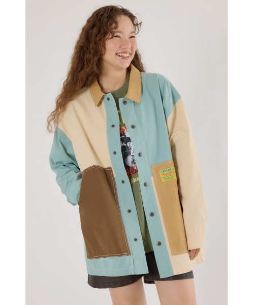 RODEO CROWNS WIDE BOWL（ロデオクラウンズワイドボウル）の「アクティブジャケット（その他アウター・レディース・ホワイト系その他/ベージュ系その他/ブルー系その他・FREE）」の4枚目の写真