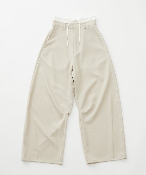 mline（エムライン）の「[mline]レイヤード スラックス（その他パンツ・レディース・チャコールグレー/ベージュ/ブラウン・1/2）」の17枚目の写真