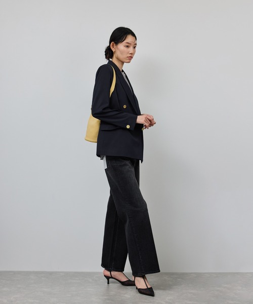 ROPE'(ロペ)の「ストレッチ金ボタンブレザージャケット(テーラードジャケット・レディース・ネイビー・36/38)」の11枚目の写真