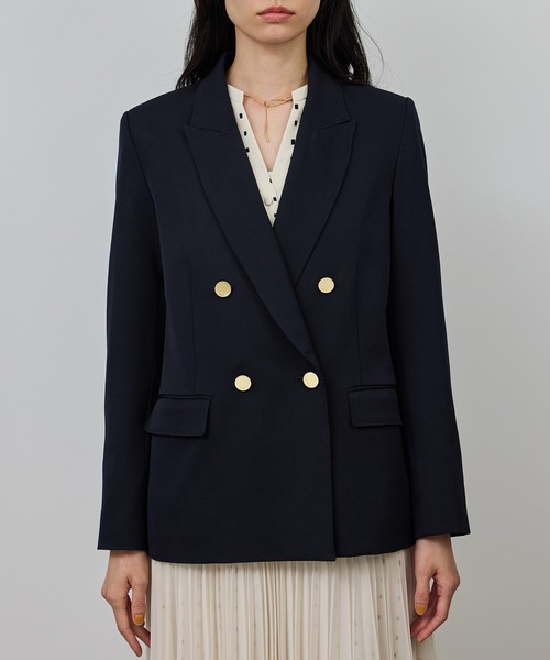 ROPE'(ロペ)の「ストレッチ金ボタンブレザージャケット(テーラードジャケット・レディース・ネイビー・36/38)」の13枚目の写真