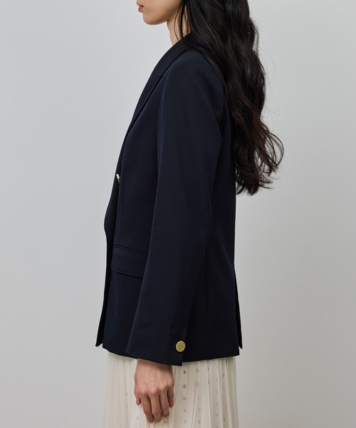 ストレッチ金ボタンブレザージャケット（テーラードジャケット）｜ROPE