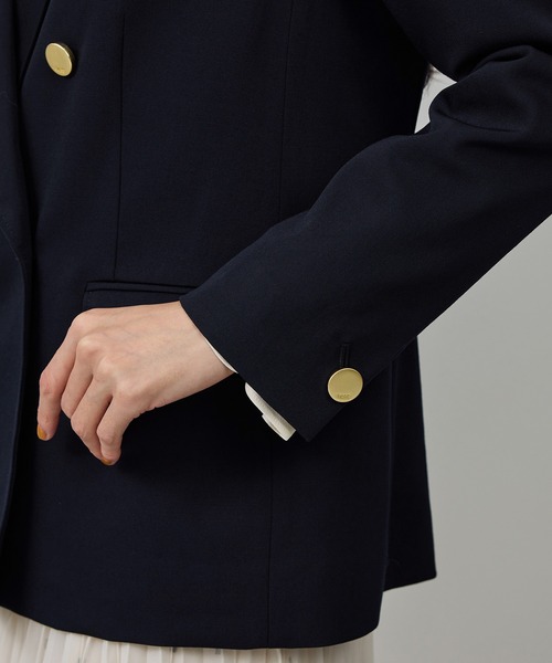 ストレッチ金ボタンブレザージャケット（テーラードジャケット）｜ROPE