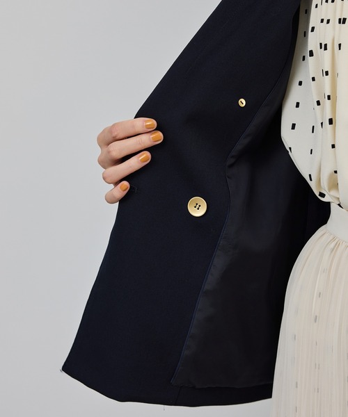 ストレッチ金ボタンブレザージャケット（テーラードジャケット）｜ROPE