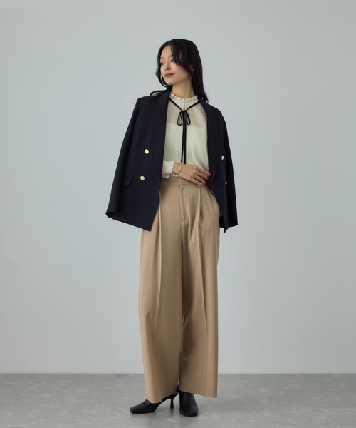 ロペ（ROPE’）/ストレッチ金ボタンブレザージャケット ストレッチ金ボタンブレザージャケット（テーラードジャケット）｜ROPE