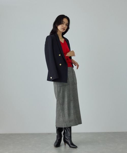 ROPE'(ロペ)の「ストレッチ金ボタンブレザージャケット(テーラードジャケット・レディース・ネイビー・36/38)」の22枚目の写真