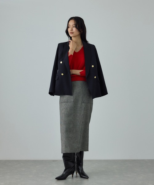 ストレッチ金ボタンブレザージャケット（テーラードジャケット）｜ROPE