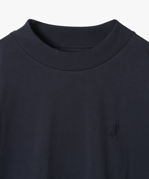 agnes b.（アニエスベー）の「メンズ 刺繍 コットン 半袖 Tシャツ "Lezard"（Tシャツ/カットソー・メンズ・ネイビー・1/3/2）」の3枚目の写真