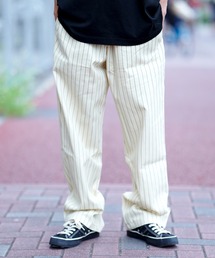 COOKMAN | Cookman クックマン シェフパンツ Chef Pants Semiwide Herringbone Stripe Cream(その他パンツ)