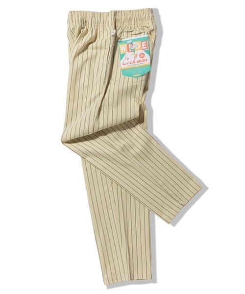 COOKMAN（クックマン）の「Cookman クックマン シェフパンツ Chef Pants Semiwide Herringbone Stripe Cream（その他パンツ・メンズ・オフホワイト・MEDIUM/LARGE）」の14枚目の写真