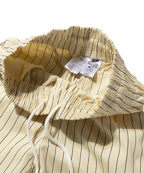 COOKMAN（クックマン）の「Cookman クックマン シェフパンツ Chef Pants Semiwide Herringbone Stripe Cream（その他パンツ・メンズ・オフホワイト・MEDIUM/LARGE）」の4枚目の写真