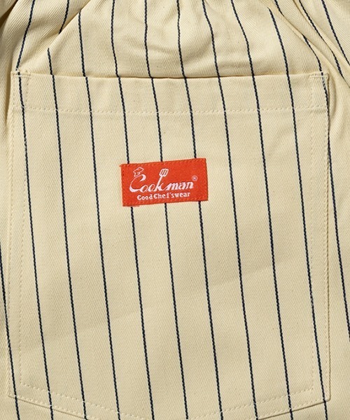 COOKMAN（クックマン）の「Cookman クックマン シェフパンツ Chef Pants Semiwide Herringbone Stripe Cream（その他パンツ・メンズ・オフホワイト・MEDIUM/LARGE）」の6枚目の写真