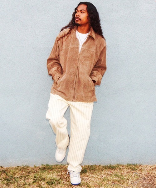 COOKMAN（クックマン）の「Cookman クックマン シェフパンツ Chef Pants Semiwide Herringbone Stripe Cream（その他パンツ・メンズ・オフホワイト・MEDIUM/LARGE）」の5枚目の写真
