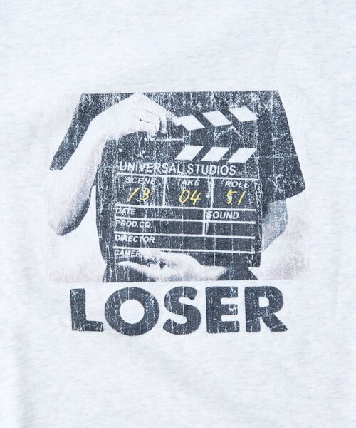 CIAOPANIC TYPY(チャオパニックティピー)の「【ユニセックス】SUITCH RECORDビックシルエット加工スウェット(スウェット・メンズ・グレー/ブラック系その他/ブラック系その他2/ライトグレー・MEDIUM/LARGE)」の14枚目の写真