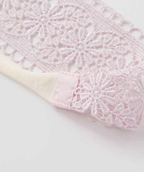 SLAP SLIP BABY（スラップスリップベビー）の「レースカチュームベビー（その他ベビー用品・キッズ・オフホワイト/ピンク・FREE）」の8枚目の写真