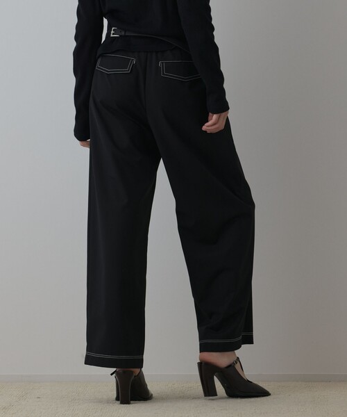 Diagram(ダイアグラム)の「タックカーブパンツ(その他パンツ・レディース・ブラック/ベージュ・36/38)」の5枚目の写真