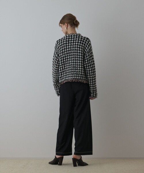Diagram(ダイアグラム)の「タックカーブパンツ(その他パンツ・レディース・ブラック/ベージュ・36/38)」の7枚目の写真