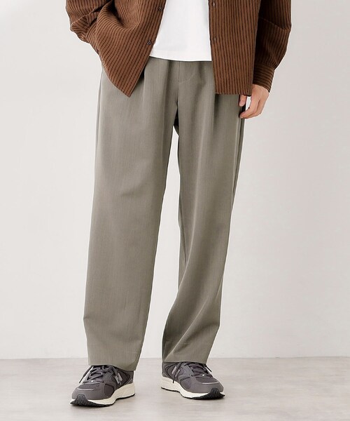 THE SHOP TK (ザ ショップ ティーケー )の「セミワイドイージーパンツ【洗濯機OK】(その他パンツ・メンズ・ブラウン系その他/ダークグレー/ブラウン系その他2/チャコールグレー・04/03/02)」の1枚目の写真