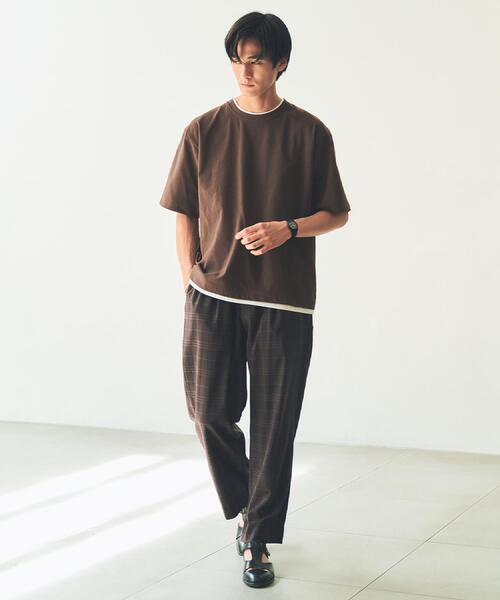 THE SHOP TK (ザ ショップ ティーケー )の「セミワイドイージーパンツ【洗濯機OK】(その他パンツ・メンズ・ブラウン系その他/ダークグレー/ブラウン系その他2/チャコールグレー・04/03/02)」の19枚目の写真