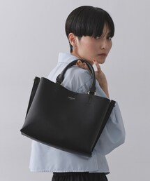 OPAQUE.CLIP | 【2WAY/人間工学】ソフトシュリンク合皮ミドルサイズトートバッグ(トートバッグ)