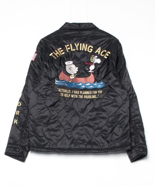 AVIREX × PEANUTS》QUILTING JACKET 'FLYING ACE' / キルトジャケット