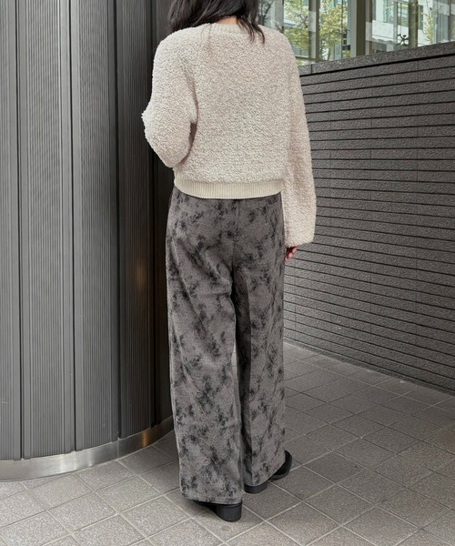 &g'aime（アンジェム）の「【&g'aime】バタフライヤーンカーディガン　Butterfly Yarn Cardigan（カーディガン/ボレロ・レディース・ブラック/チャコールグレー/アイボリー・FREE）」の19枚目の写真