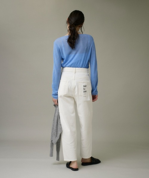 I.T.'S international(イッツインターナショナル)の「モックネックリブニット《Melty air wool》(ニット/セーター・レディース・ブルー/ブラック/ピンク/グレー/オフホワイト・フリー)」の20枚目の写真