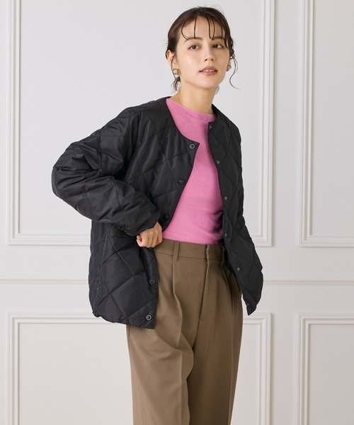 I.T.'S international(イッツインターナショナル)の「モックネックリブニット《Melty air wool》(ニット/セーター・レディース・ブルー/ブラック/ピンク/グレー/オフホワイト・フリー)」の16枚目の写真