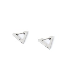 [MENS]ステンレストライアングルピアス / 598763