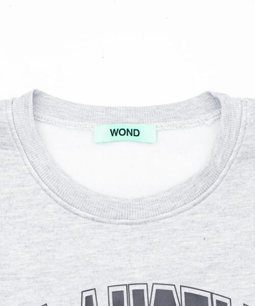 WOND（ウォンド）の「WOND/LOSANGELESプルオーバー（スウェット・レディース・杢グレー/ブラック・FREE）」の17枚目の写真