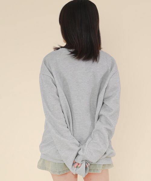 WOND（ウォンド）の「WOND/LOSANGELESプルオーバー（スウェット・レディース・杢グレー/ブラック・FREE）」の5枚目の写真