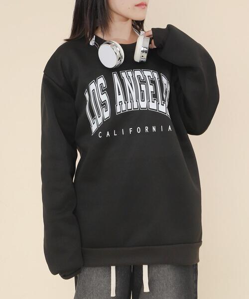 WOND（ウォンド）の「WOND/LOSANGELESプルオーバー（スウェット・レディース・杢グレー/ブラック・FREE）」の11枚目の写真