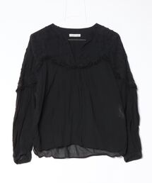 ツモリチサト　クレペリ　長袖ブラウス Amazon | [クレプリ] LONG SLEEVES SHIRT (オレンジ) | シャツ